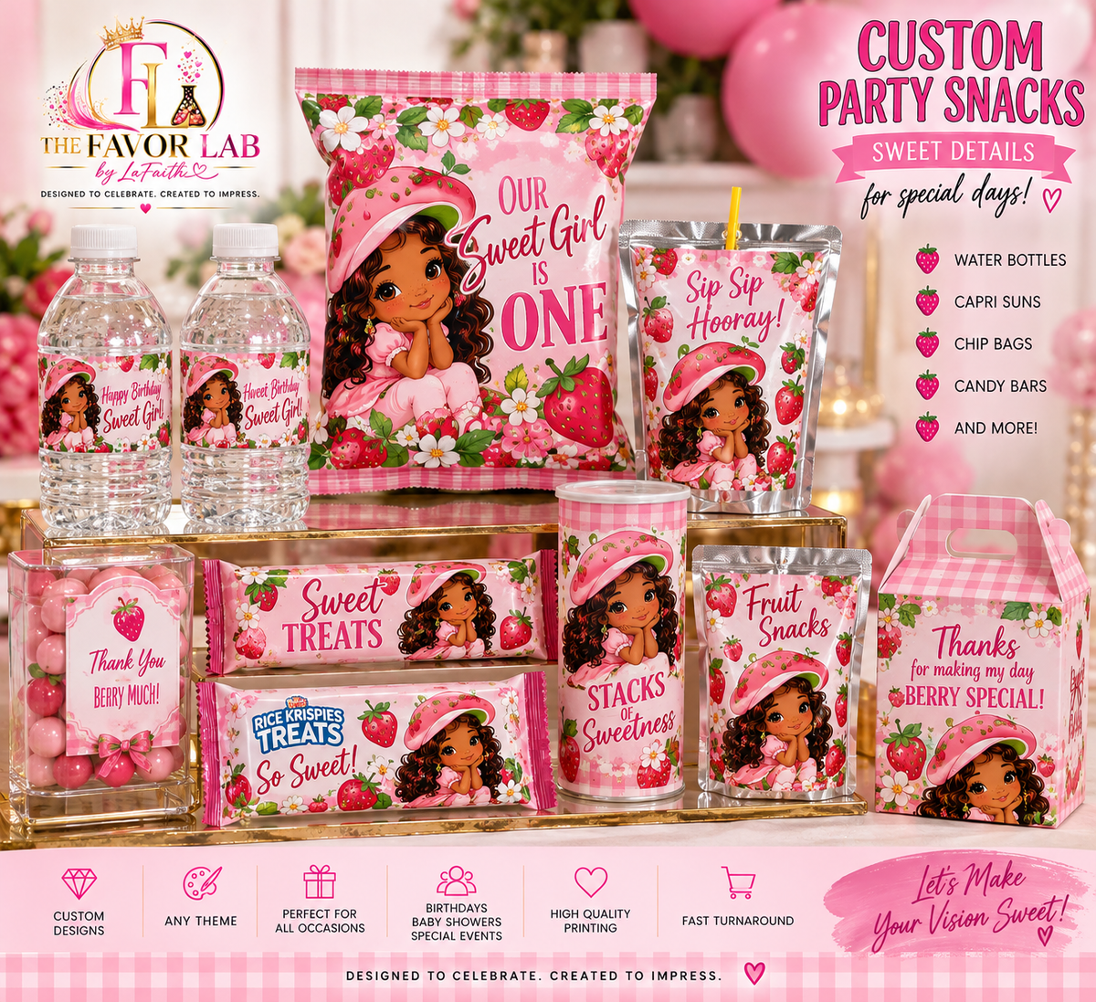 Custom Snacks "The Favor Lab Way"